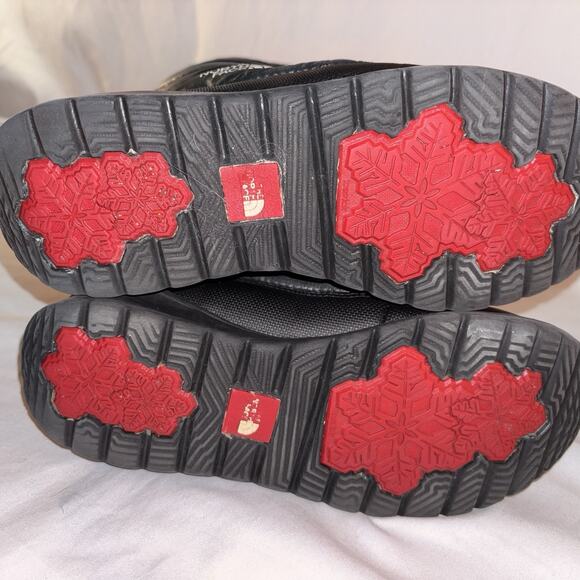 The North Face Insulated Womens Black Boots Lace Up US Size 7 Goose Down Grommet - Picture 8 of 9